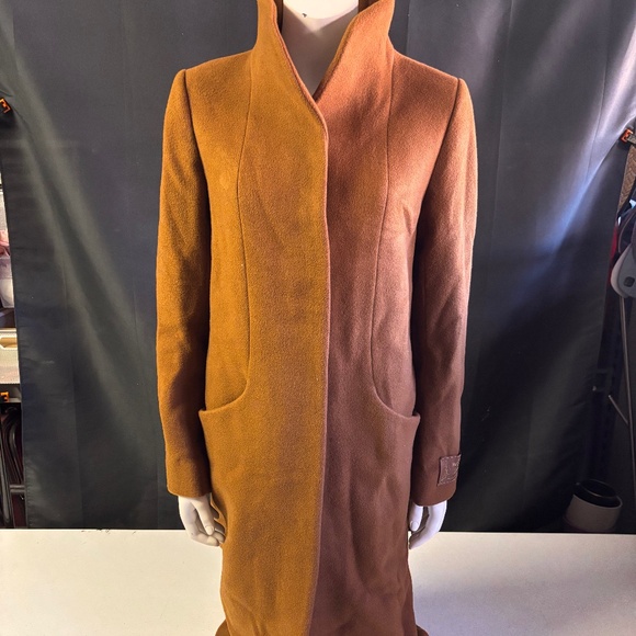 New womens small Aritzia Wilfred Cocoon Long wool and cashmere trench coat - Picture 1 of 10